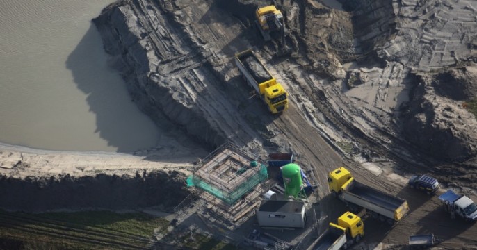 Inrichting terrein bij ISG Data Center (Seaports)